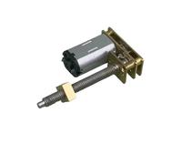 N30 N20 All Metal Gearbox Gear electronic starter DC 1.5V-6V 145rpm-600RPM 35mm M4 Thread Nut Flip Output Shaft 30mm linear actuator ICXLPMC