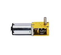 N30 N20 All Metal Gearbox L-Shape Gear electronic starter DC3V-12V 4rpm-380rpm Slow Speed Reduction Large Torque DIY Robot Car ICXLPMC(A 4RPM-16RPM_3-12V)