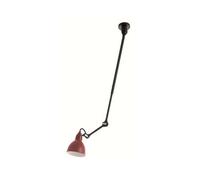 N302 Plafonnier Noir et Mat Rouge