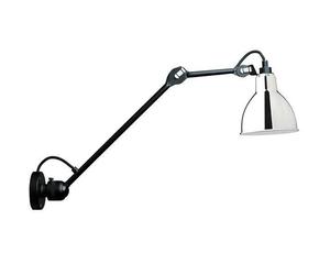 N304 L40 Applique Murale Noir Mat & Chrome Câblé