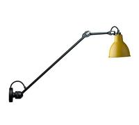 N304 L60 Applique Murale Mat Noir et Jaune Câblé