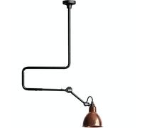 N312 Plafonnier Mat Noir/ Cuivre Brut