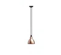 N322 Suspension Cuivre et Blanc Rond