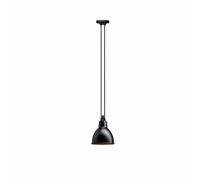 N322 Suspension Mat Noir et Cuivre Rond