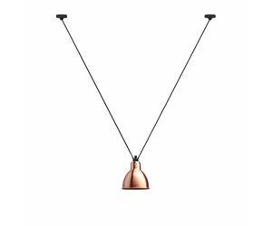 N323 Suspension Cuivre et Blanc Rond