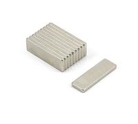 N35 Maget Néodyme Pour Les Arts, L'Artisanat, la Fabrication de Modèles, Le Bricolage, Les Passe-Temps - 25mm x 8mm x 2mm - 2,1kg de Traction - Pack de 100
