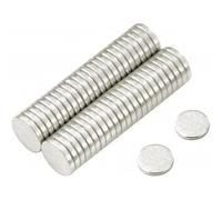 N42 Aignage Néodiamique Pour Les Arts, L'Artisanat, la Fabrication de Modèles, Le Bricolage, Les Passe-Temps - 3mm dia x 0,5mm D'Épaisseur - 0,08kg de Traction - Pack de 50