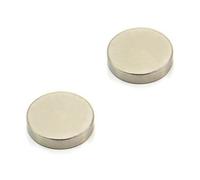 N42 Aignage Néodiamique Pour Les Arts, L'Artisanat, la Fabrication de Modèles, Le Bricolage, Les Passe-Temps - 24mm dia x 5mm D'Épaisseur - 9,2kg de Traction - Pack de 2