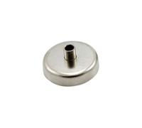N42 Aigneur de Neodymium Pot Pour Les Applications de Diy, D'Ingénierie, de Fabrication, de Suspension et de Maintien - 48mm dia x 24mm de Haut x M8 Fil - 95kg