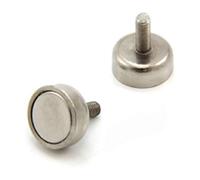 N42 Aigneur de Pot Niodymium Avec M3 Stud Pour Les Arts, L'Artisanat, la Fabrication de Modèles - 10mm dia x 5mm D'Épaisseur - 3kg de Traction