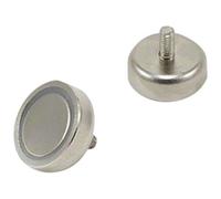 N42 Aigneur de Pot Niodymium Avec M4 Stud Pour Les Arts, L'Artisanat, la Fabrication de Modèles - 20mm dia x 7mm D'Épaisseur - 15,8kg