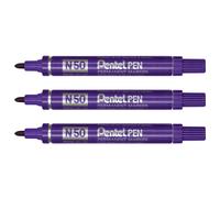 Pentel Marqueur permanent N50, pointe ogive, violet G