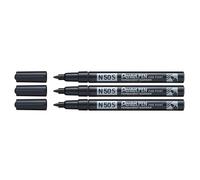[N50S-A-3] Pentel Lot de 3 Marqueurs Permanent N50S Corps Aluminium Pointe Og...