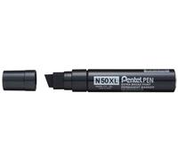 Pentel Marqueur permanent N50XL pointe biseautée 8 à 15,4 mm noir