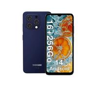 DOOGEE N55 PRO Smartphone 6.56 pouces 16GO(6+10) 256GO Octa Core Android 14 Dual sim 4G-BLEU