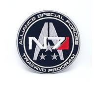N7 Alliance Special Forces Jeu vidéo fer à repasser/coudre sur patch brodé