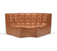 N701 Canapé coin rond Old Saddle Ethnicraft - 5404023607256