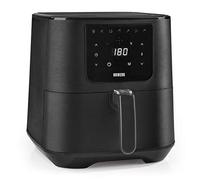 N8WERK Friteuse à air chaud en édition Midnight Black | Combinaison d'un four à air chaud, d'un gril & d'une friteuse | Préparation des aliments avec peu de graisse [5,5 L/1800 watts]