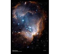 N90 Region Poster de télescope Hubble Space Telescope - Format A1 - 59,4 x 84,1 cm - Papier laminé