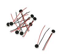 NA 10 pièces 6 mm x 3,5 mm 2 câbles MIC Microphone à condensateur à électret