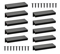 NA 8 * 3.3cm,10 Poignée Cachée,Poignée de Meuble,Poignée de Tiroir,Poignées pour Portes de Placard ou de Terrasse,avec Vis Filetées M4 * 20mm