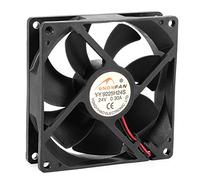 NA 92mm x 92mm x 25mm 24V DC Ventilateur de Refroidissement Long Life HY Bearing Computer Case Fan