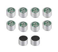 NA 9767 62dB Microphone Electret Micro 9,7mm x 7mm Condensateur Cylindrique MIC avec Joint à Souder pour PCB 10 Pcs