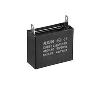 NA CBB61 Condensateur 450V AC 2.5uF à Insertion Unique Condensateurs en Film de polypropylène métallisé pour Ventilateur de Plafond