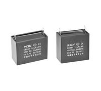 NA CBB61 Condensateur 450V AC 4uF 2 Broches Condensateurs en Film de polypropylène métallisé pour Ventilateur de Plafond 3Pcs
