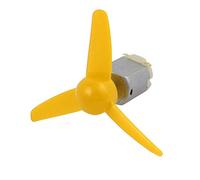 NA F130S DC 12V 20000RPM Mini Moteur électrique avec hélice Jaune pour modèle RC