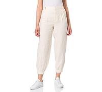NA-KD Balloon Leg Linen Pants Pantalons, Beige Clair, 38 Femme