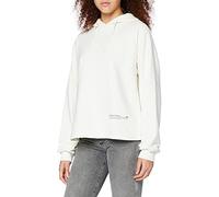 NA-KD Good Will Printed Sweatshirt Capuche, Blanc Cassé, 2XS Femme