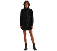 NA-KD Organic Denim Shirt Dress Robe dcontracte, Noir délavé, 40 Femme