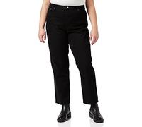 NA-KD Straight Leg Denim Jeans, Noir délavé, Taille 32 Femme