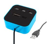NA LED Splitter 3 Ports USB2.0 HUB TF SD All-in-1 Memory Card Combo Reader