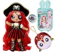 Na Na Na Surprise 2-en-1 Poupée mannequin & sac à pompon scintillant, BECKY BUCKANEER. Poupée pirate, tenues élégantes & accessoires. Série scintillante. À collectionner, garçons & filles, 5 ans +