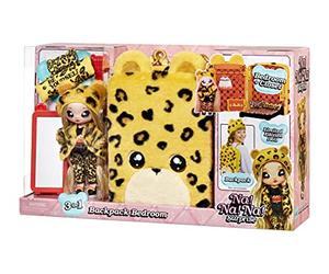 Na Na Na Surprise Ensemble 3-en-1 & chambre JENNEL sac-à-dos jaguar contient 1 poupée mannequin édition limitée avec 1 tenue exclusive & +-À collectionner, 5 ans +, 575696EUC