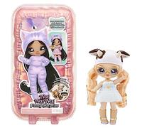 Na Na Na Surprise Fuzzy Series 1 - CORA COWGIRL - Poupée de Mannequin Articulée de 18 cm - Onesie Vache, Bonnet, Lunettes, Tenue et Chaussures - Jouet pour les Enfants de 4 ans et plus