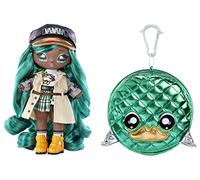 MGA Entertainment – Poupée Mallory Duckington (Canard) 19 cm, tissu, cheveux verts, bourse clip