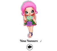 NA NA NA Surprise MINIS SERIE 1 Poupée NINA NANNERS 10cm MGA BOÎTE CASSÉE