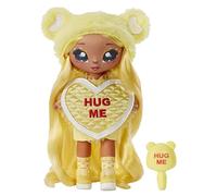 Na Na Na Surprise Série Sweetest Heart-MARIA BUTTERCUP - Poupée mannequin tenue jaune avec des cheveux blonds, 1 robe en forme de cœur & 1 brosse - À collectionner - Cadeau parfait, 5 ans +, 581345EUC