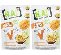 NA! NATURE ADDICTS Sachet de Fruit Stick Passion Mangue 40 g (Lot de 2)