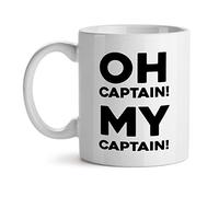 NA Oh Capitaine! Mon Capitaine! Film Best Scene Love Popular - Cadeau de Tasse de café de thé de Bureau Populaire Unique d'inspiration