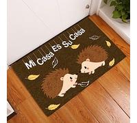 NA Paillasson Interieur extérieur Hérisson Mi CASA ES Su CASA Paillasson Welcome Mat Chambre Decoration Maison