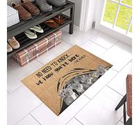 NA Paillasson Interieur extérieur Tapis d'entrée Paillasson Koala No Need to Knock Cadeau Decoration Maison