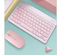 NA Peigne clavier souris Bluetooth 2,4 GHz pour iPad 10" Rose