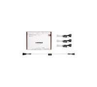 NA-SEC1 chromax.white - Rallonge de câble d'alimentation de ventilateur - MLI à 4 broches (F) pour MLI à 4 broches (M) - 30 cm - blanc