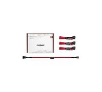 Noctua NA-SEC1 chromax.red, Kit Rallonge 30cm pour Ventilateur Lot de 4