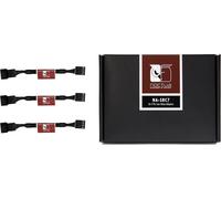 Na-Src7,Adaptateurs Faible Bruit 4 Broches Pour Ventilateurs De Pc (Noir)
