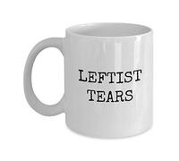 NA Tasse de Larmes de Gauche - Tasse de café de gauchistes - Les gauchers Cadeau Chaud ou Froid - céramique - gauchisme, Anniversaire, Thanksgiving, Cadeau de Noël